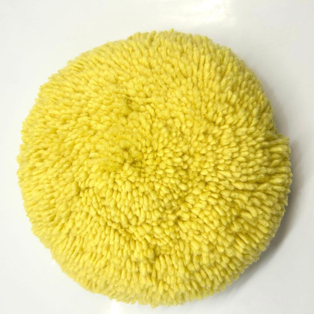 Double-Sided Wool Polishing Pad 05701 - 5/8" Thread Car Detailing Pad