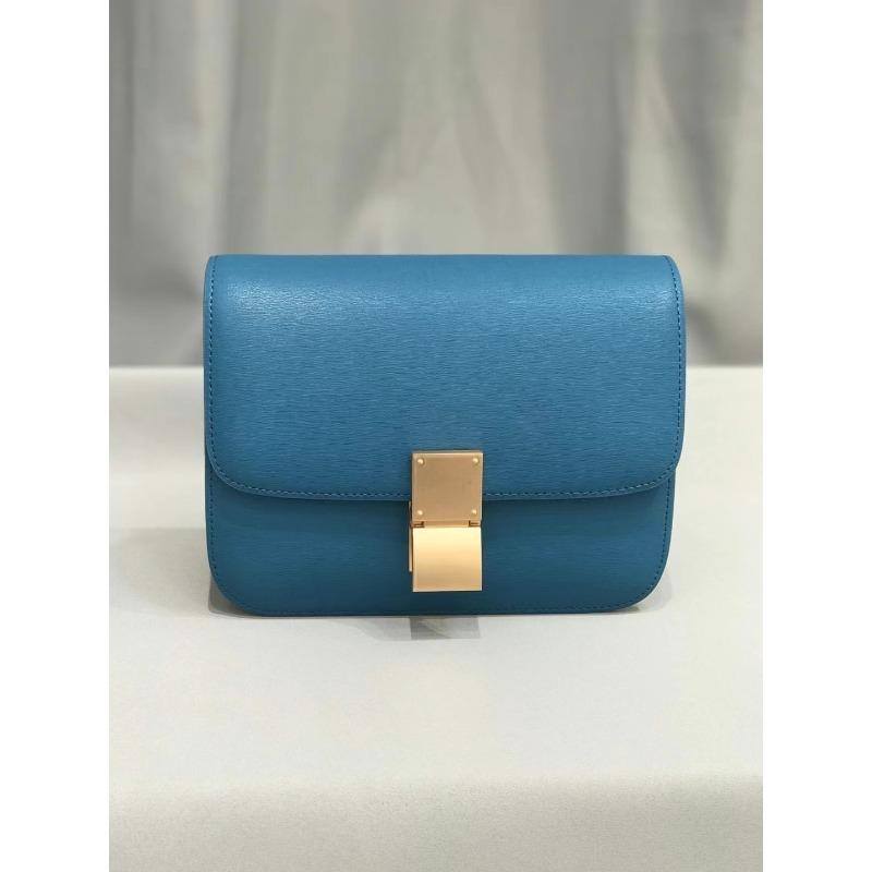 Leather spring and summer new bag women's messenger bag women's box small square bag, women's bag small shoulder tofu bag
