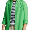 Koszula Polo Ralph Lauren Ss22 Jednokolorowa, z haftowanym logo i kucykiem, jednorzędowa, z długim rękawem, dziecięca, 323865270-009
