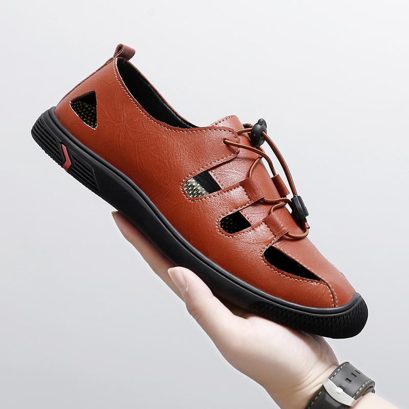 Summer Men Shoes Comfortable and breathable Men Sandals Outdoor Male Beach  Sandals Travel Comfort Walking Shoes New models
