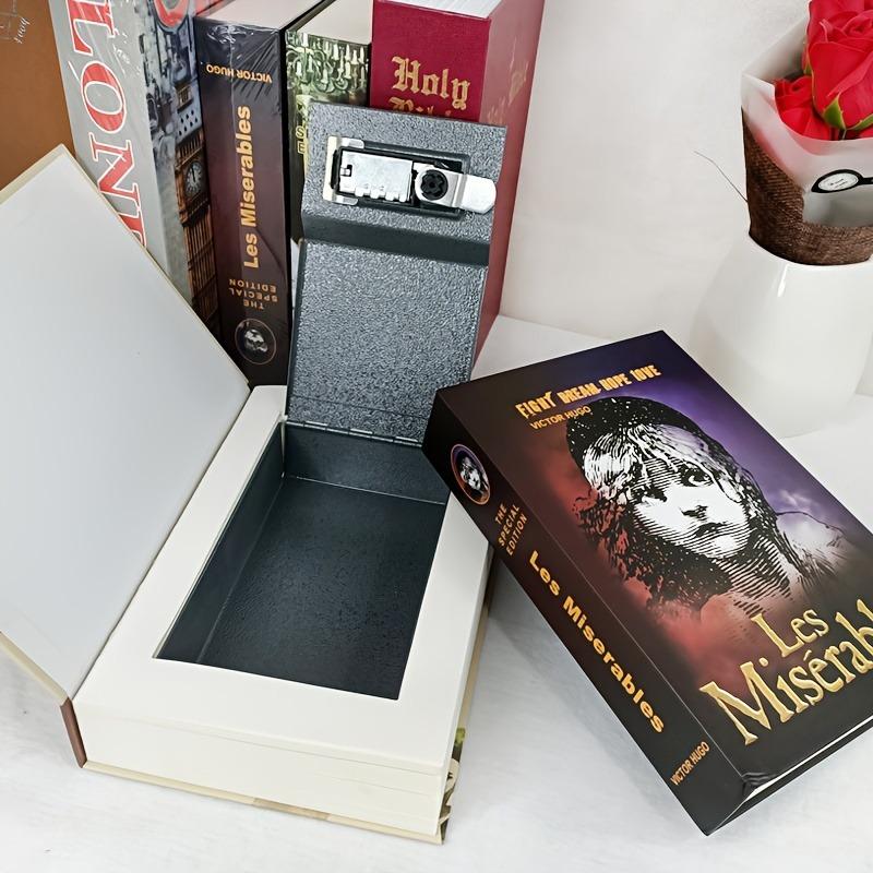 1pcs Creative Book Safe Box with Password Lock - Hidden Storage for Cash/Jewelry/Documents Sturdy Steel Construction