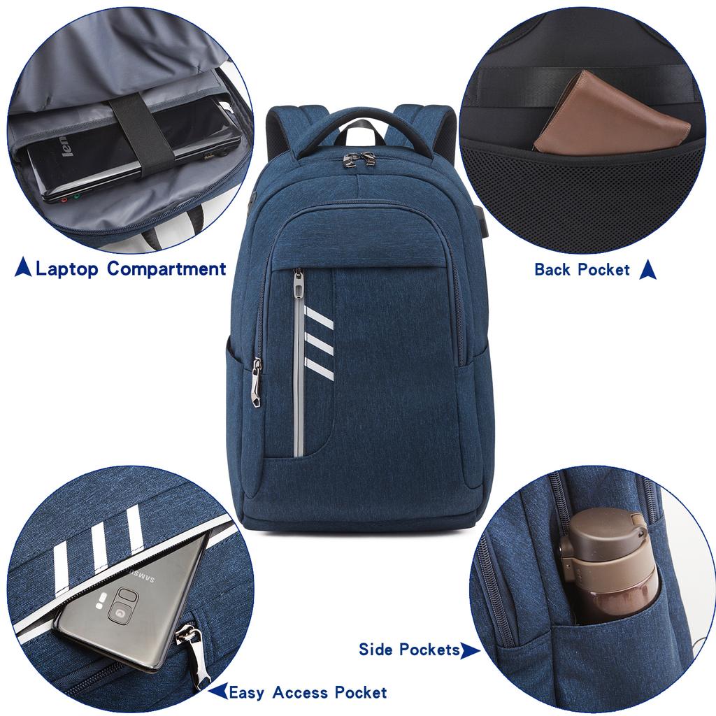 Der neue DC-Rucksack, Herren-Business-Computertasche, koreanische Version der neuen Studenten-Schultasche für Reisen und Freizeit