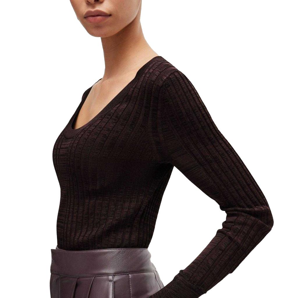 Boss Womens/Ladies Firama Scoop Neck Sweater Top
