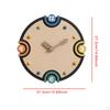 Round Wall Clock for Home Office And Living Room Decoration
