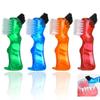 Mini Denture Cleaning Brush with Dual Heads Soft Bristle Toothbrush for False Teeth Oral Care for Elderly at Home or 