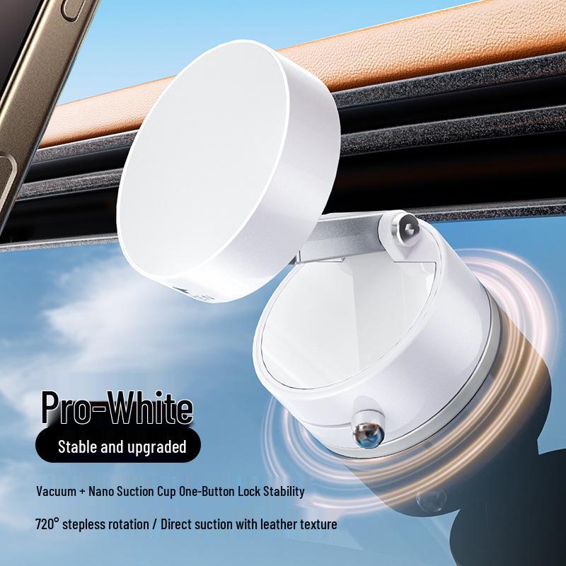 Multifunctional Double-Sided Magnetic Phone Holder for Desktop, Wall, Car, or Mirror Use