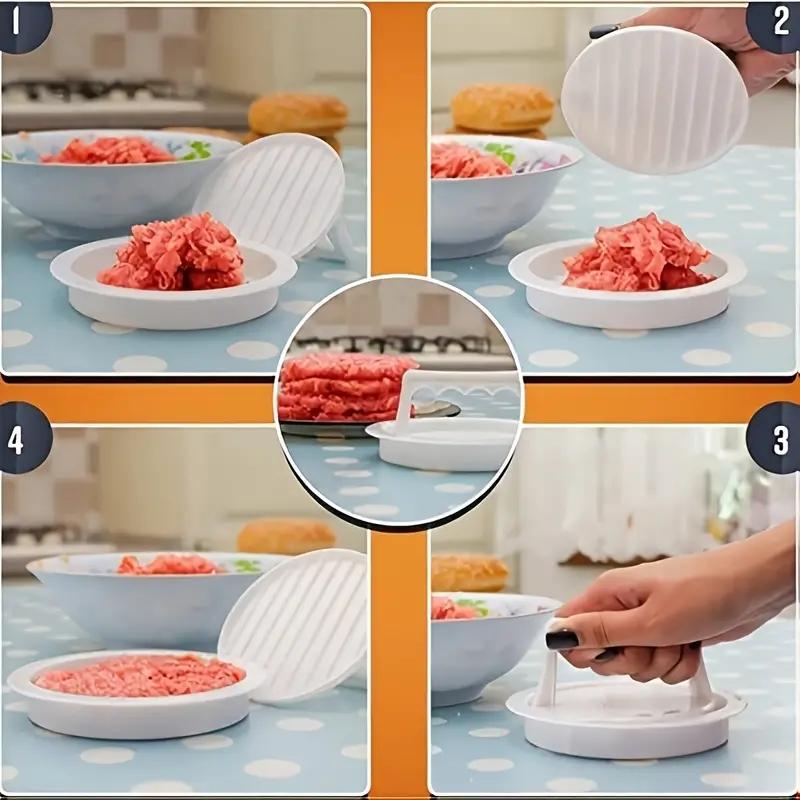 Burger Press Multifunctional Meat Press Plastic Hamburger Press Meat Cake Mold For Stuffed Burgers Veggie Maker Kitchen Tools