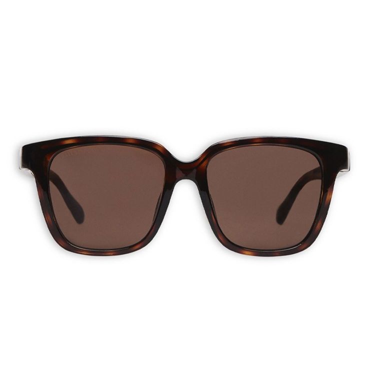 Balenciaga Side D-Frame Injected Bio-Nylon Sunglasses Dark Tortoise Men sunglasses 658750T00077623 Dark Tortoiseshell,F