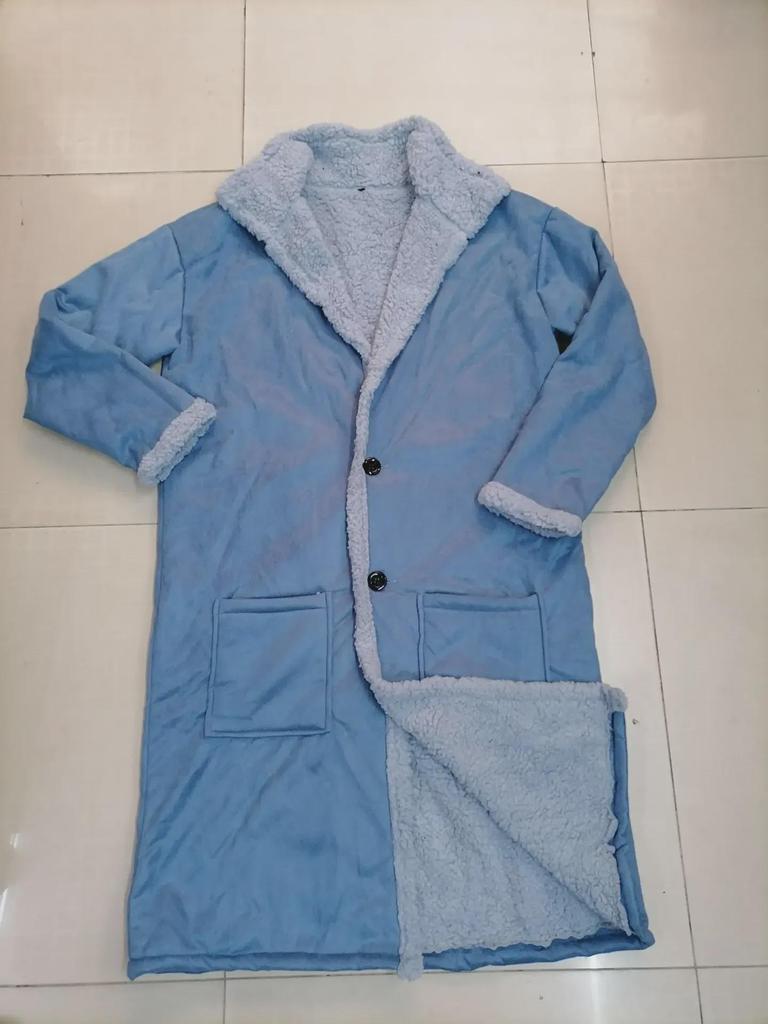 Men's Thick Winter Suede Long Coat