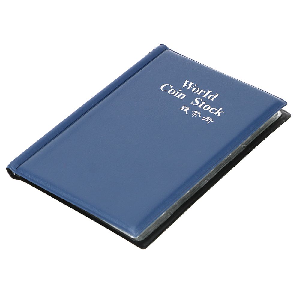 

Хобби Домашние Принадлежности 4 Цвета Альбомы для Монет Российская Обложка Держатель для Валюты 10 Страниц 120 Карманов темно-синий