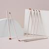 Blade Eyeliner Brush Ultra Thin Fine Angle Flat Eyebrow Brush Under The Eye Makeup Brushes Precise Detail Brush White