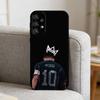 F-Football S-Star L-Lionel Messi    Phone Case For Samsung S25,S24,S21,S22,S23,S30,Ultra,S20,Plus,Fe,Note,10,9,5G Black Cover