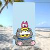 Beach Towel Oversized Lovely Z-Zo&Friendss Towel Super Absorbent Soft Swim Beachtowels For Men, Women
