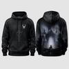 Mens Pixel Cave Knight 3D Print Hoodie Polyester Pullover Long Sleeve Gamer Streetwear Sweatshirt Unisex Casual Top