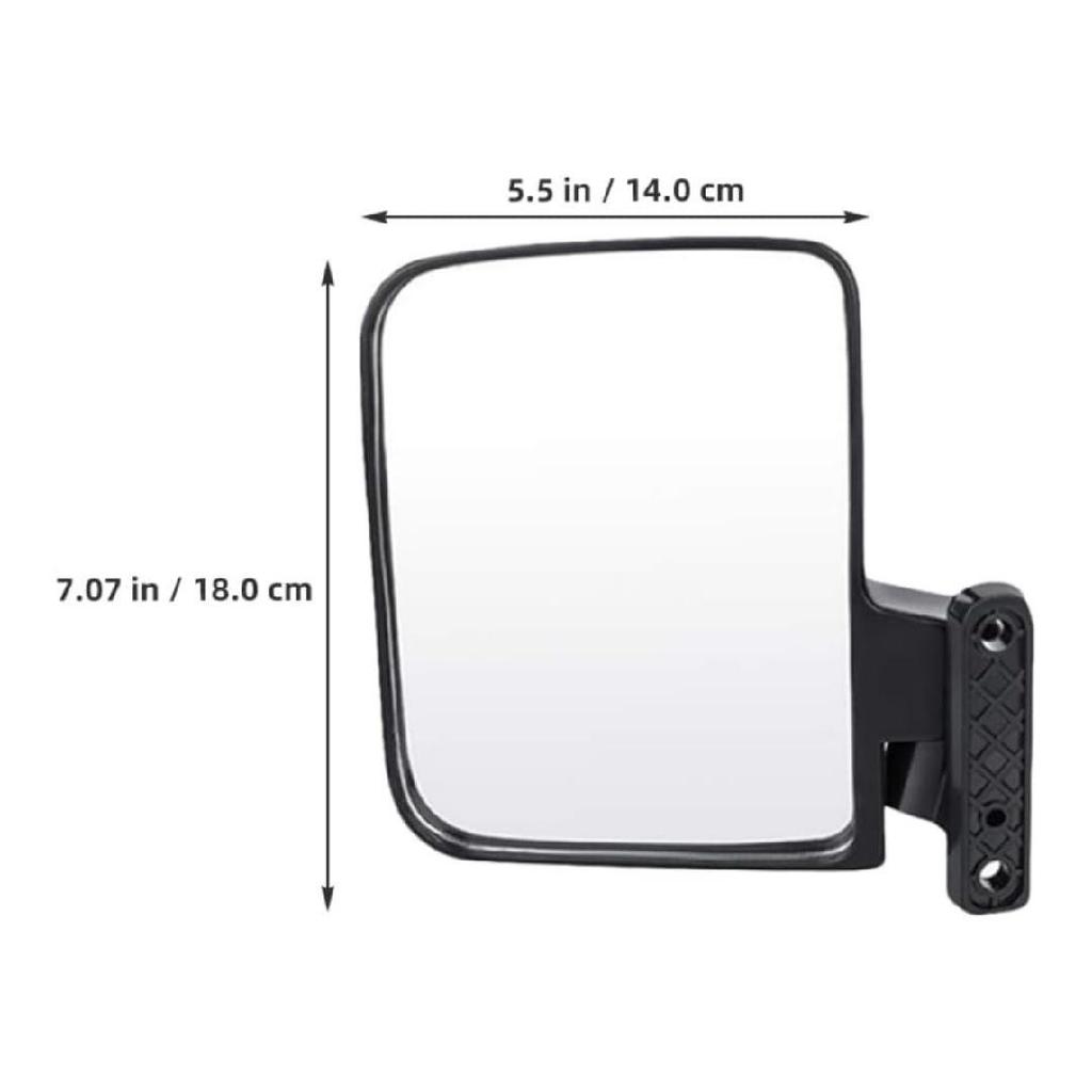Espelho Retrovisor Magnético para Tratores, Carrinhos de Golfe, Veículos de Campo e Empilhadeiras