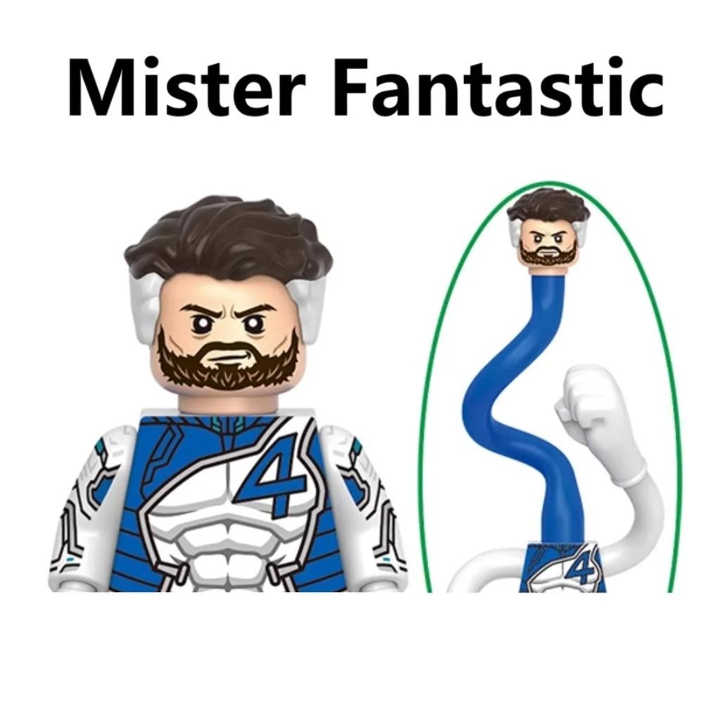 G0151 Nya Fantastiska Fyran Set Byggklossar Human Torch Mister Fantastic Galactus Mini Actionfigur Leksaker