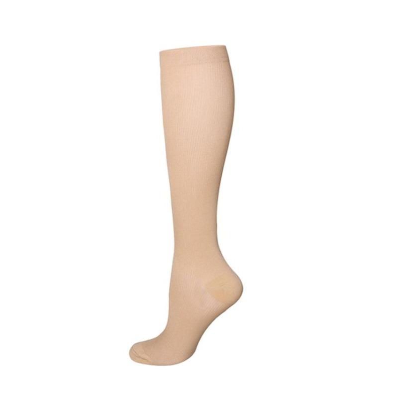 1 Paar Unisex Kompression Lange Socken Damen Herren Druckvenen Beinlinderung Schmerzen Kniehohe Strümpfe