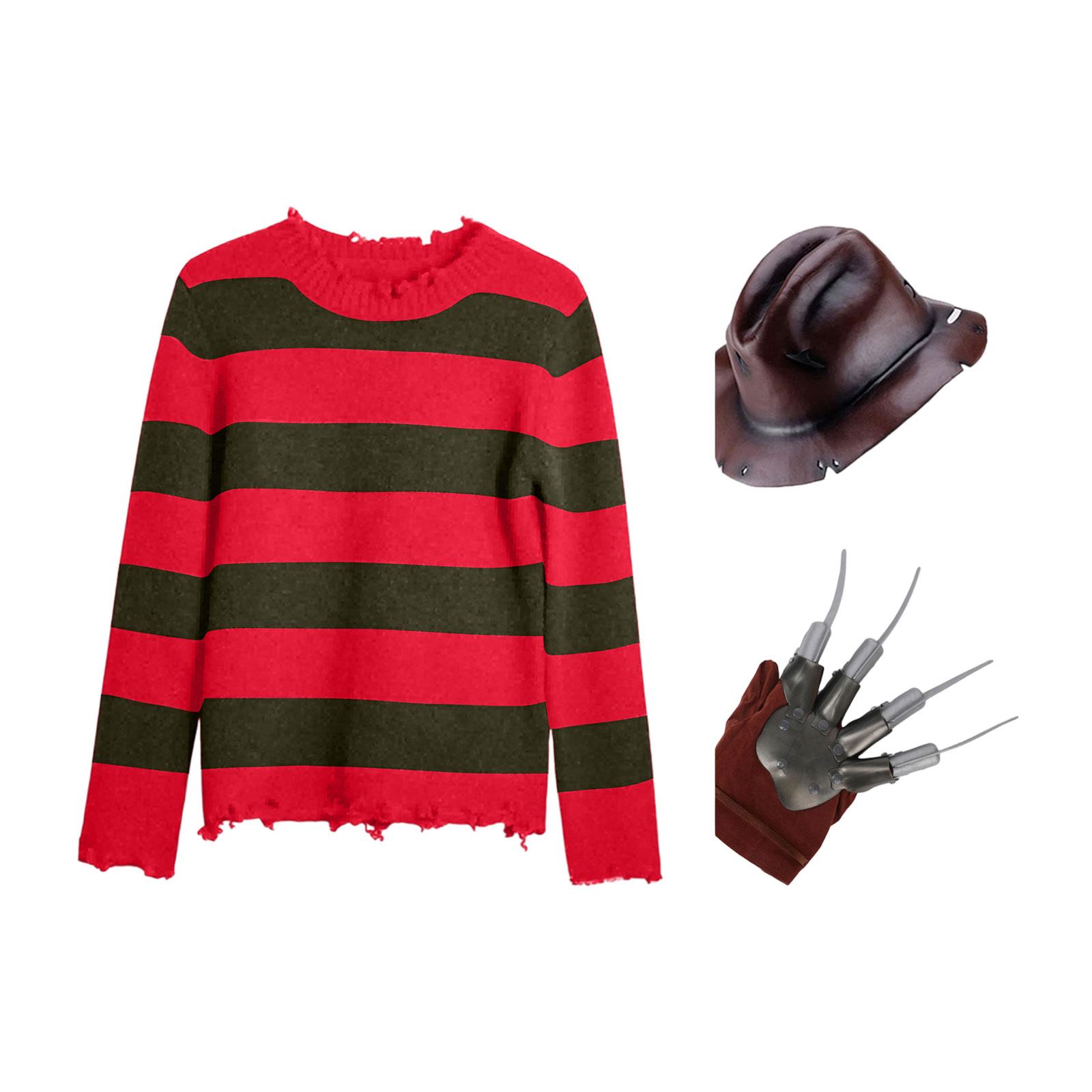 

Хэллоуин КОС Ролевая Игра Костюм Персонажа Ужасов, Перчатки Персонажа Фильма Ужасов, Шляпа, Костюм Реквизита для Танцевальной Вечеринки в Баре на Хэллоуин XL красный