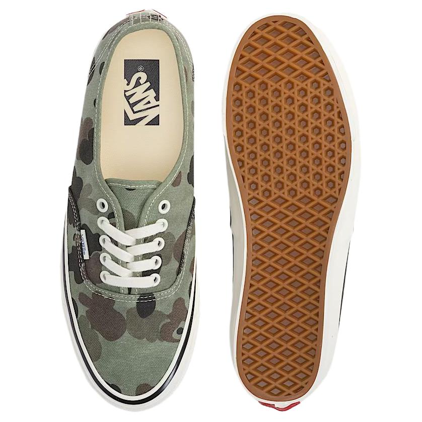 Vans Zapatillas Unisex Camuflaje de Pato Verde Auténtico Premium VN000EBNCX3
