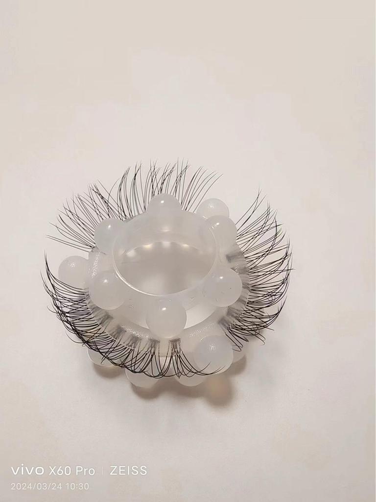 Silicone Sheep Eye Ponytail Cock Ring Hair Tie