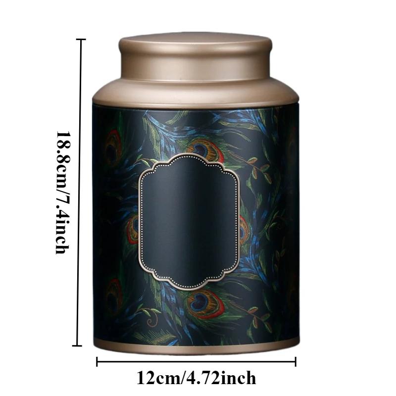 Tea Cans Iron Cans New Iron Boxes Empty Cans Half A Pound One Pound Dianhong Tea Rock Tea Jin Junmei Large Round