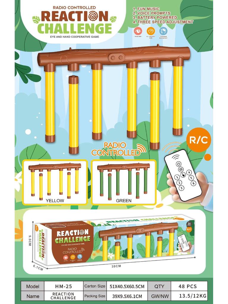 Cartoon Auge-Hand-Koordination Stick: Sensorische Integration und Reaktionstraining Spielzeug für Kinder.