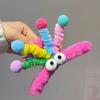 1pc Cute Plush Funny Hair Claw Clip Autumn And Winter Twist Stick Soft Cute Hair Claw Clip Headwear