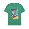 SS24 Fashion Printed Casual Comfortable Knit Crew Neck Short Sleeve T-Shirt Men T-Shirts Wanzong-Green F11M428114FGN