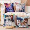 T-This Monster Wants To Eat Me Pillow Cover for Bedroom Room and Living Room Sofa Decorative Cushion Cover