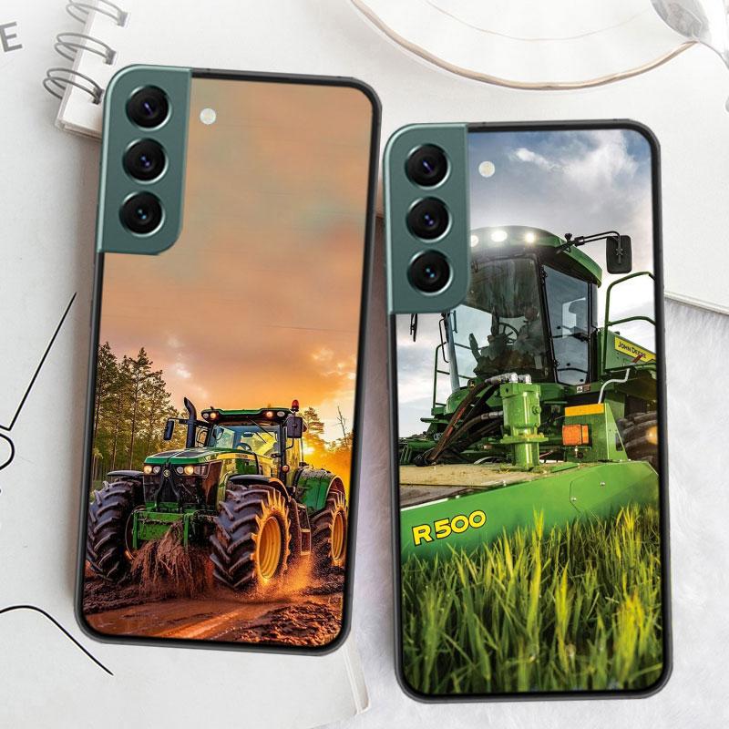 Farm Machinery Harvesters Phone Case For Samsung Galaxy S22 S25 Ultra S21 S10 Plus S26 Edge S20 S23 S24 FE Cover Silicone So
