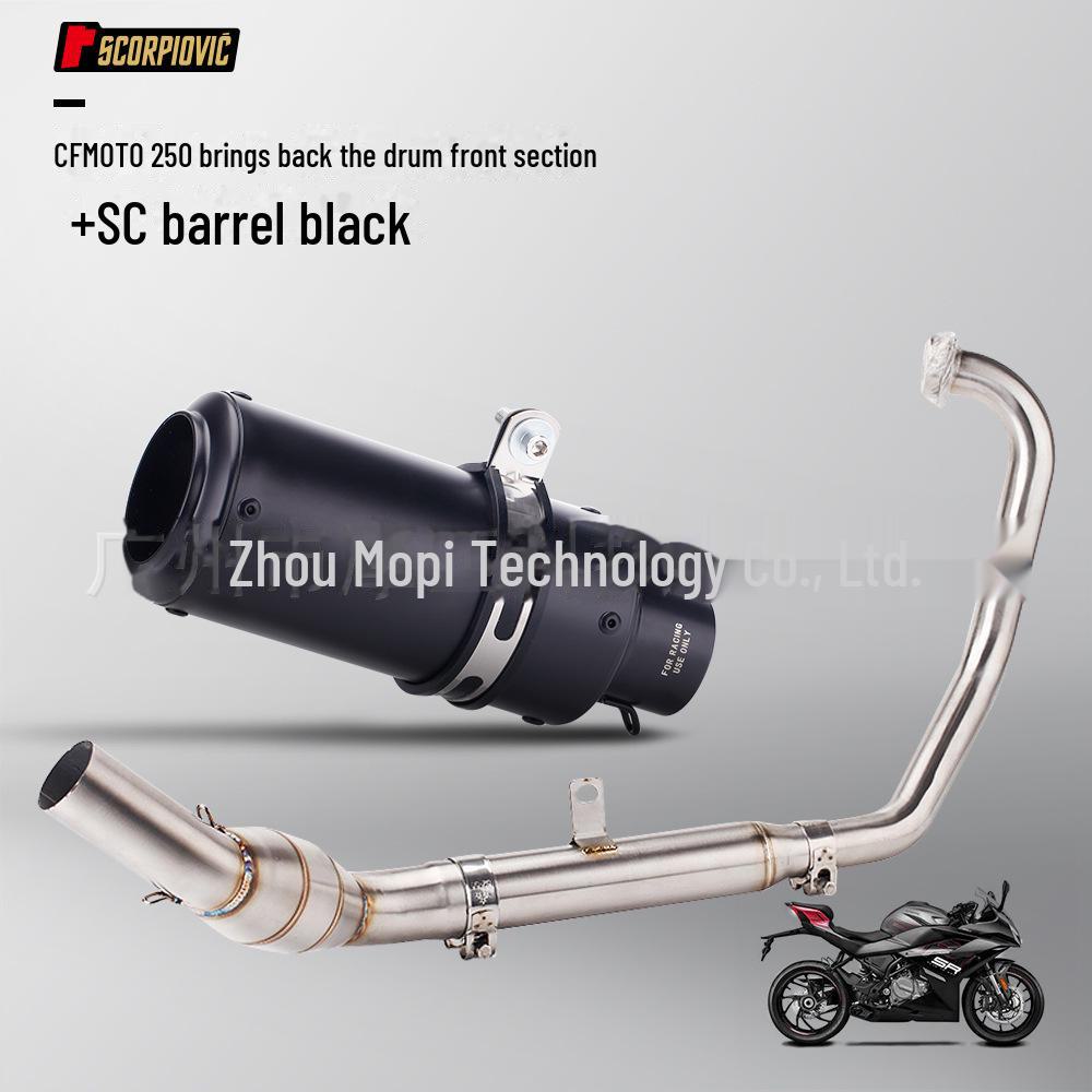 CFMOTO 250SR NK250 Exhaust Pipe Modification Kit - Non-Destructive Installation