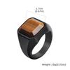Stainless Steel Black Onyx Ring for Men Stylish Durable and Comfortable Jewelry Gift