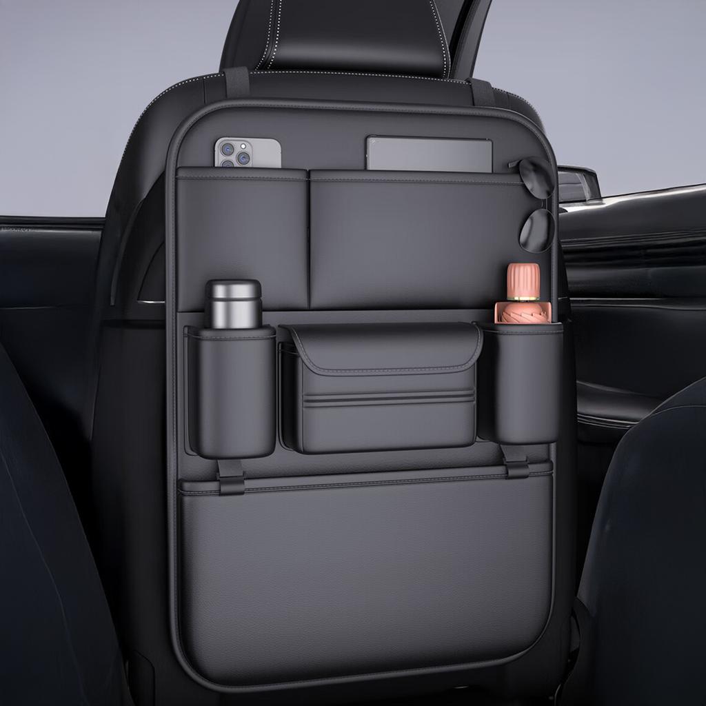 Universal Car Seat Back Organizer Bag Easy Install black Automobiles Car Interior Storage Accessories for Most Car Back Seats