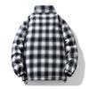 Herren Winter Daunenjacke 90% Weiße Ente Beidseitig tragbar Lockere Passform Warmer Freizeitmantel Kaltes Wetter