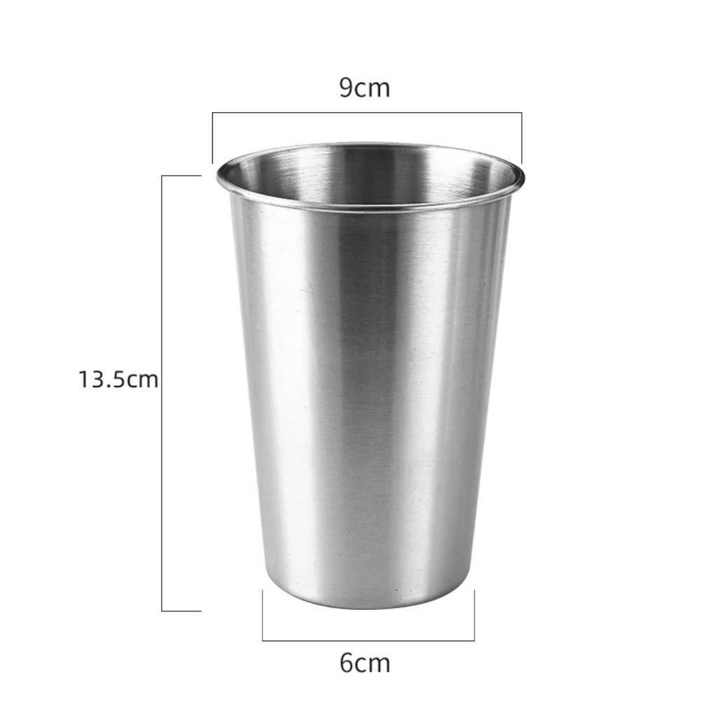 Resilient Stainless Steel Beer Cup Mug for Camping and Party 240 500ml