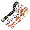 2023 NEW 1PC 10M Deco Winter and Christmas Gingerbread House Candle Dachshund Washi Tape for  Journaling Masking Tape Stationery