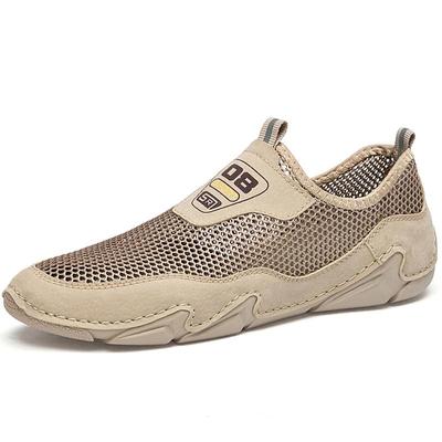Plus Größe Sommer Männer Verschnaufpause Mesh Casual Schuhe Männer Müßiggänger Komfortables Fahren Schuhe Mokassins Mann Wohnungen Schuhe