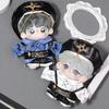niannyyhouse 10cm Plush Clothes Set (Hat, Shirt, Pants, Vest, Men's Vest) Cotton Doll Dress-Up (Blue)