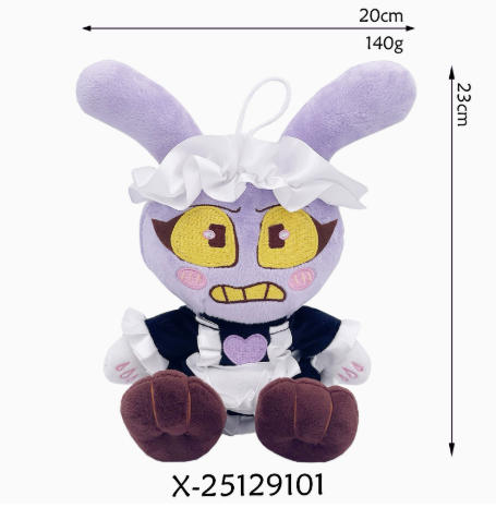 L'Incroyable Peluche Cirque Numérique Kawaii Peluche Poupée Peluche Joker Oreiller Manga Anime Noël Anniversaire Cadeau Jouets
