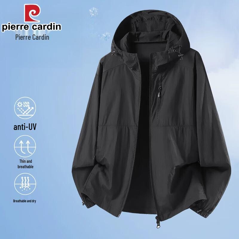 Pierre Cardin Unisex Ice Silk UPF50+ Sun Protection Hooded Jacket XL