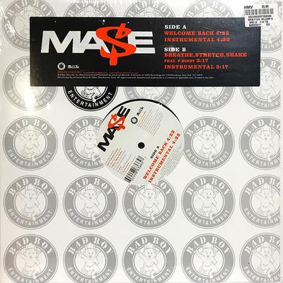 12inch Record MASE - Welcome Back B000335411 Bad Boy Enterta 2004 US Rap & Hip-Hop/R&B Used