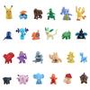 24pcs/Bag Set Game Character Figures Toy 2-3cm Bulk Anime Small Pocket Monster Mini Doll Lot Pikachu Figurine Birthday Gift