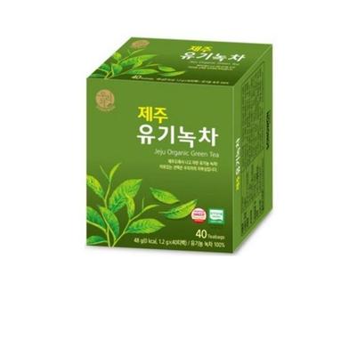 Wooricha Jeju Organic Green Tea 40 Tea Bags — Premium Korean Green Tea