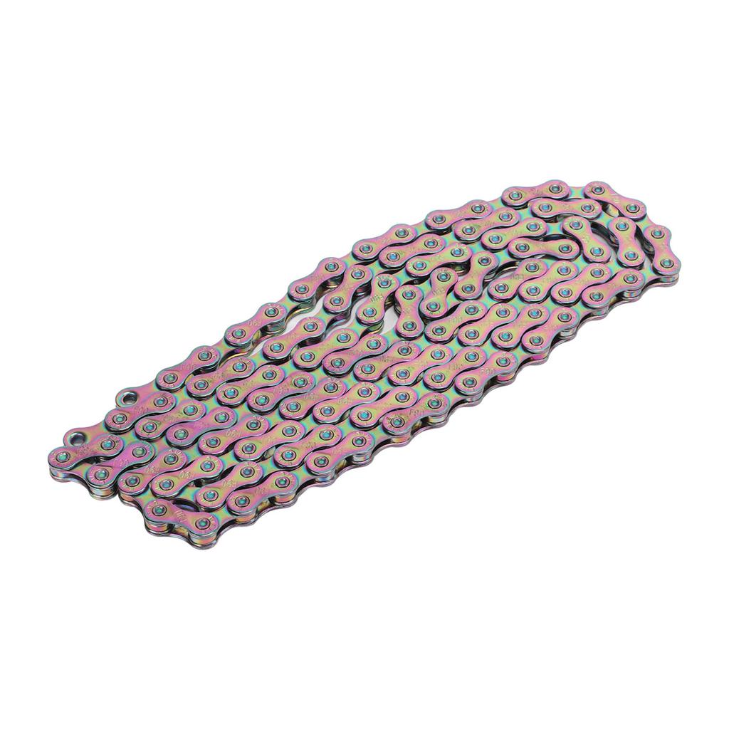 9 Speed Colorful Ultralight Bicycle Chain MTB Road Bike Manganese Steel Electroplate Chain