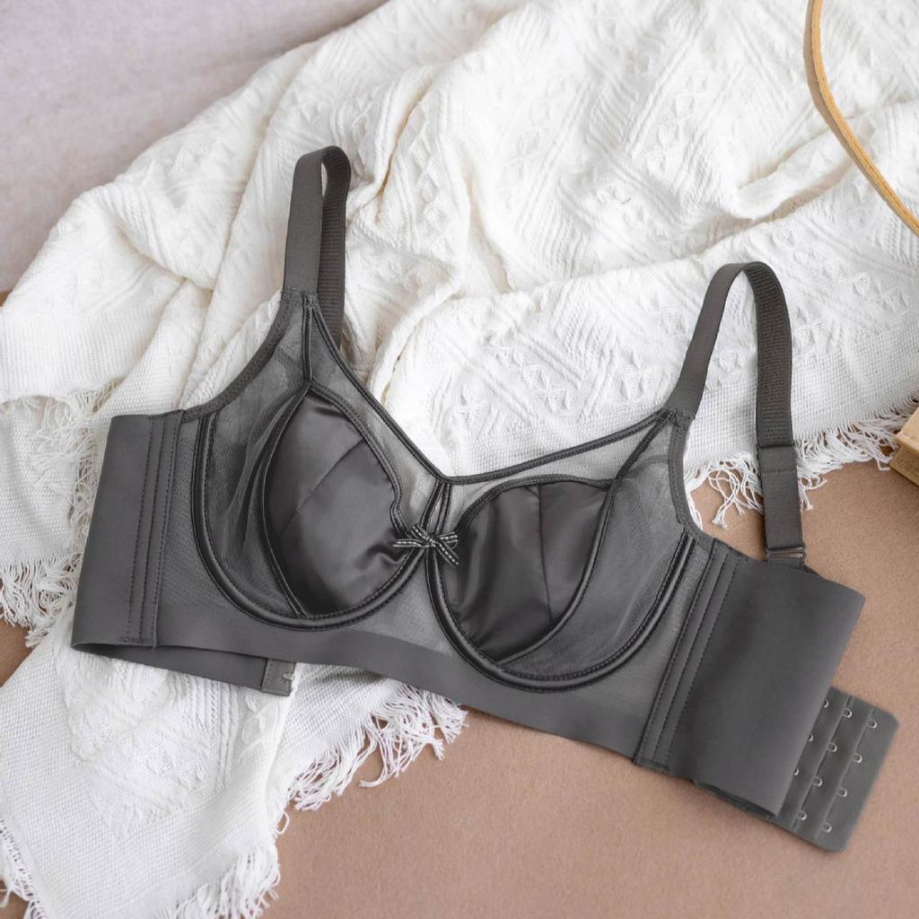 Thin Rabbit Ear Push-up Cup Bra for Large Breasts