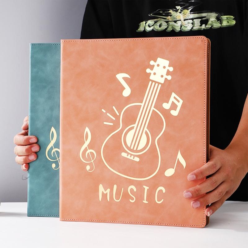 Paper Document Storage Folder Music Sheet File Holder Home School Office Supplies Piano Score Folder A4 Size 40 Pockets