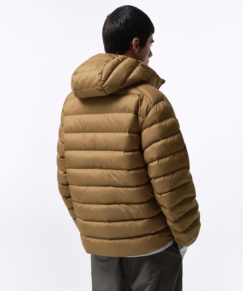 Musinsa Standard [City Leisure] Hooded Light Down Jacket [Desert Brown]