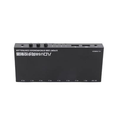 AIMOS 8-Port USB-Synchronizer USB-Tastatur Maus Synchronisationscontroller KVM-Umschalter Metallgehäuse Plug and Play