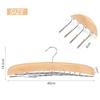 Multifunctional Wooden Hangers With 24 Hooks Belt Underwear Rack Hanger Space Saving Necktie Holder Closet Finishing Organizer