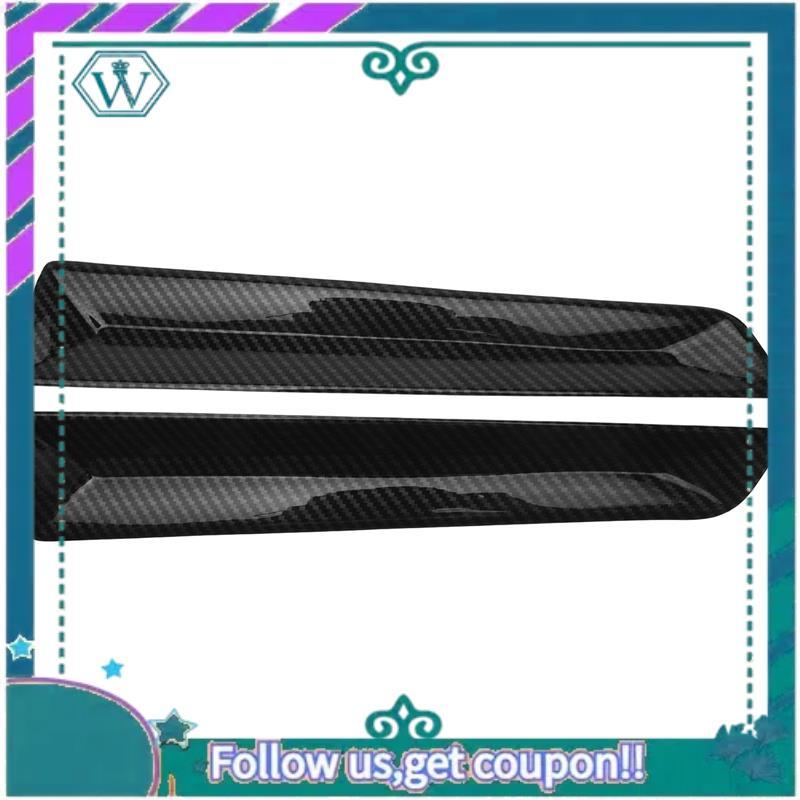 AA92-Car Inner Door Panel Cover Trim Decorative Interior Accessories For Honda Civic 11Th Gen   - ABS Carbon Fiber Carbon Fiber Pattern